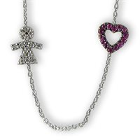 Collana Gemoro Donna in Oro bianco Diamante GB178BIA - GB178BIA